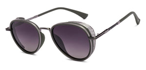 Gunmetal Aviator Full Rim Unisex Sunglasses by Vincent Chase Polarized-217970