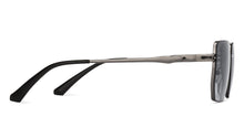 Load image into Gallery viewer, Gunmetal Rectangle/ Square Full Rim Unisex Sunglasses by Vincent Chase-216036