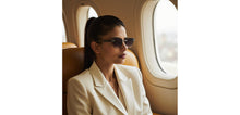 Load image into Gallery viewer, Gunmetal Rectangle/ Square Rimless Unisex Sunglasses by Vincent Chase-229192
