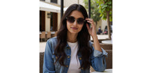 Load image into Gallery viewer, Gunmetal Rectangle/ Square Rimless Unisex Sunglasses by Vincent Chase-229192