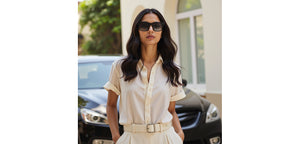 Matte Black Rectangle/ Square Full Rim Unisex Sunglasses by Vincent Chase Polarized-229563