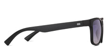 Load image into Gallery viewer, Matte Black Rectangle/ Square Full Rim Unisex Sunglasses by Vincent Chase Polarized-229563