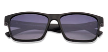Load image into Gallery viewer, Matte Black Rectangle/ Square Full Rim Unisex Sunglasses by Vincent Chase Polarized-229563