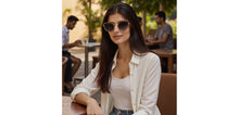 Load image into Gallery viewer, Pink Cat Eye Full Rim Women Sunglasses by John Jacobs-236885