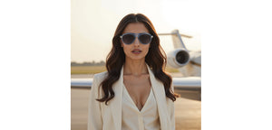 Blue Aviator Full Rim Unisex Sunglasses by John Jacobs-233682