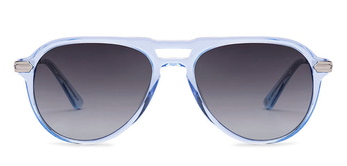 Blue Aviator Full Rim Unisex Sunglasses by John Jacobs-233682