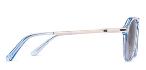 Blue Aviator Full Rim Unisex Sunglasses by John Jacobs-233682