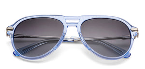 Blue Aviator Full Rim Unisex Sunglasses by John Jacobs-233682