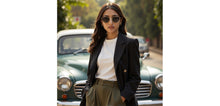 Load image into Gallery viewer, Silver Cat Eye Full Rim Women Sunglasses by John Jacobs-222527