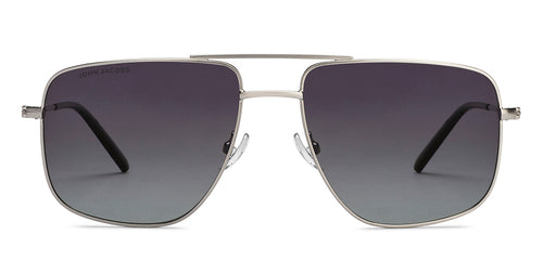 Silver Square Full Rim Men Sunglasses by John Jacobs-212550
