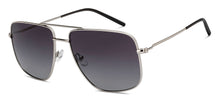Load image into Gallery viewer, Silver Square Full Rim Men Sunglasses by John Jacobs-212585