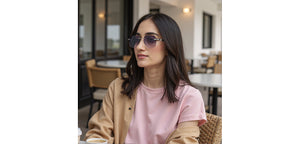 Silver Square Rimless Unisex Sunglasses by Vincent Chase-225927