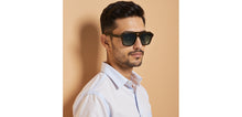 Load image into Gallery viewer, Green Square Full Rim Unisex Sunglasses by John Jacobs-236880