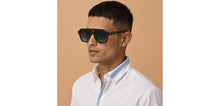 Load image into Gallery viewer, Green Square Full Rim Unisex Sunglasses by John Jacobs-236880