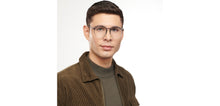 Load image into Gallery viewer, Grey Round Full Rim Unisex Eyeglasses by Lenskart Air-201277