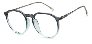Grey Round Full Rim Unisex Eyeglasses by Lenskart Air-201277