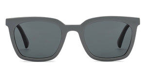Grey Wayfarer Full Rim Kids Sunglasses by Hooper-209620