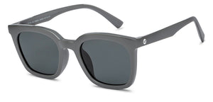 Grey Wayfarer Full Rim Kids Sunglasses by Hooper-209620