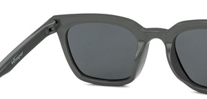 Grey Wayfarer Full Rim Kids Sunglasses by Hooper-209620