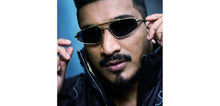 Load image into Gallery viewer, Gold Geometric Full Rim Unisex Sunglasses by Lenskart STUDIO-221955