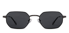 Load image into Gallery viewer, Gunmetal Hexagonal Full Rim Unisex Sunglasses by Lenskart-232021