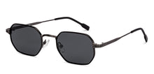 Load image into Gallery viewer, Gunmetal Hexagonal Full Rim Unisex Sunglasses by Lenskart-232021