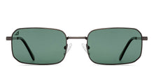 Load image into Gallery viewer, Gunmetal Rectangle/ Square Full Rim Unisex Sunglasses by Vincent Chase Polarized-216019