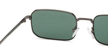 Load image into Gallery viewer, Gunmetal Rectangle/ Square Full Rim Unisex Sunglasses by Vincent Chase Polarized-216019