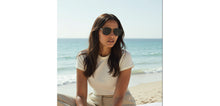 Load image into Gallery viewer, Gunmetal Square Full Rim Unisex Sunglasses by Vincent Chase Polarized-229018