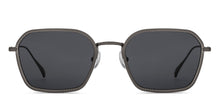 Load image into Gallery viewer, Gunmetal Square Full Rim Unisex Sunglasses by John Jacobs-215332