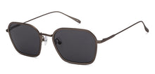 Load image into Gallery viewer, Gunmetal Square Full Rim Unisex Sunglasses by John Jacobs-215332