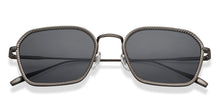 Load image into Gallery viewer, Gunmetal Square Full Rim Unisex Sunglasses by John Jacobs-215332