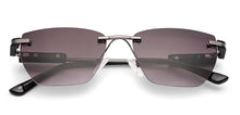 Load image into Gallery viewer, Gunmetal Rectangle/ Square Rimless Unisex Sunglasses by Vincent Chase-229192
