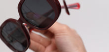 Load image into Gallery viewer, Maroon Rectangle Full Rim Women Sunglasses by John Jacobs-225413