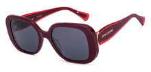Load image into Gallery viewer, Maroon Rectangle Full Rim Women Sunglasses by John Jacobs-225413