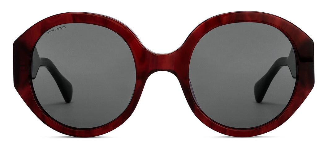 Tortoise Round Full Rim Women Sunglasses by John Jacobs-216813