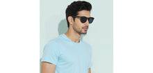 Load image into Gallery viewer, BLACK Round Full Rim Unisex Sunglasses by Vincent Chase Polarized-228744