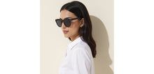 Load image into Gallery viewer, BLACK Round Full Rim Unisex Sunglasses by Vincent Chase Polarized-228744