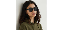 Load image into Gallery viewer, BLACK Round Full Rim Unisex Sunglasses by Vincent Chase Polarized-228744