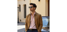 Load image into Gallery viewer, BLACK Round Full Rim Unisex Sunglasses by Vincent Chase Polarized-228744