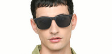 Load image into Gallery viewer, Matte Black Wayfarer Full Rim Unisex Sunglasses by Vincent Chase Polarized-221897