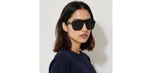 BLACK Wayfarer Full Rim Unisex Sunglasses by Vincent Chase Polarized-228738