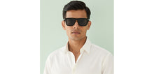 Load image into Gallery viewer, BLACK Wayfarer Full Rim Unisex Sunglasses by Vincent Chase Polarized-228750
