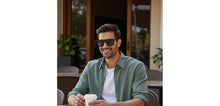 Load image into Gallery viewer, BLACK Wayfarer Full Rim Unisex Sunglasses by Vincent Chase Polarized-228750