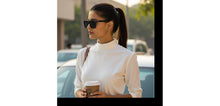 Load image into Gallery viewer, BLACK Wayfarer Full Rim Unisex Sunglasses by Vincent Chase Polarized-228751