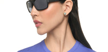 Load image into Gallery viewer, Black Wayfarer Full Rim Unisex Sunglasses by Vincent Chase Polarized-216411