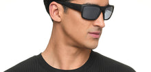 Load image into Gallery viewer, Black Wayfarer Full Rim Unisex Sunglasses by Vincent Chase Polarized-216411