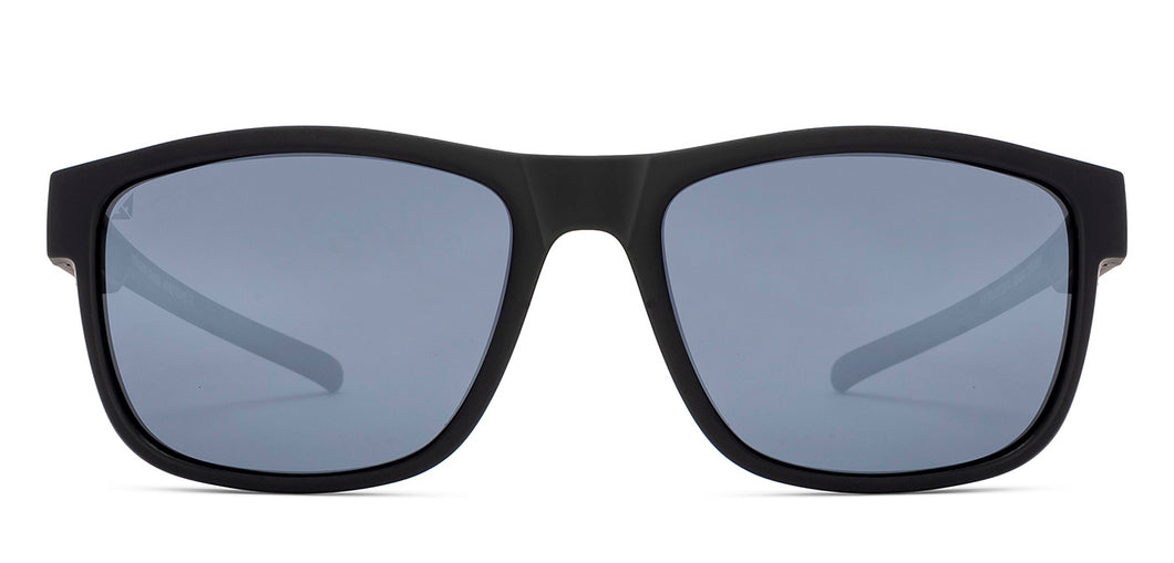 Black Wayfarer Full Rim Unisex Sunglasses by Vincent Chase Polarized-216426