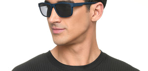 Blue Wayfarer Full Rim Unisex Sunglasses by Vincent Chase Polarized-216427