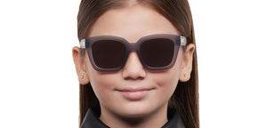 Gray Square Full Rim Kids Sunglasses by Hooper Online-212059